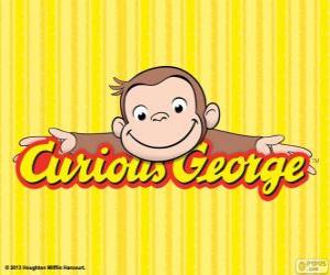 пазл Логотип Curious George, Любопытный Джордж